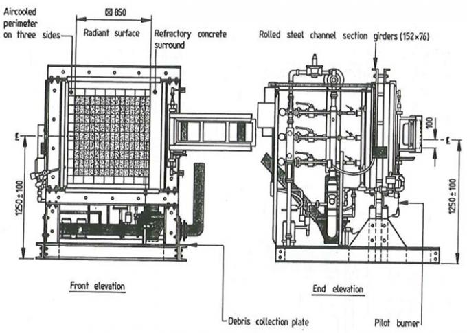 BS 476 Part 7 Flammability Testing Equipment / Surface Flame Spread Test Apparatus