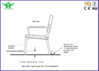 2000kg - 5000kg Chair Legs Pressure-resistant Furniture Testing Equipment 700mm