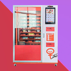 Mobile Light Meal Fast Food Vending Machine Convenient With Customized Sticker