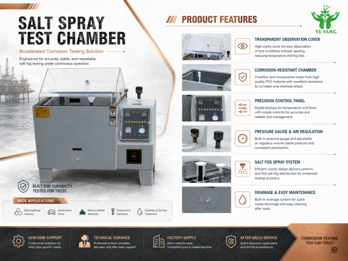 360° Uniform Spray Electronic Salt Spray Tester for aerospace corrosion testing applications