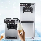 Floor Standing Ice Cream Machine , Yogurt Soft Ice Cream Freezer