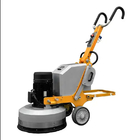 Yellow Black And Write Concrete Floor Grinder 550mm 1250rpm With 6 Heads