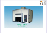 Electric Wire Flame Test Chamber , Flame Test Apparatus For Finished Wire / Cord