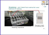 JIS Color Fastness Rubbing Tester Used In Dyeing Color Fastness To Rubbing Test