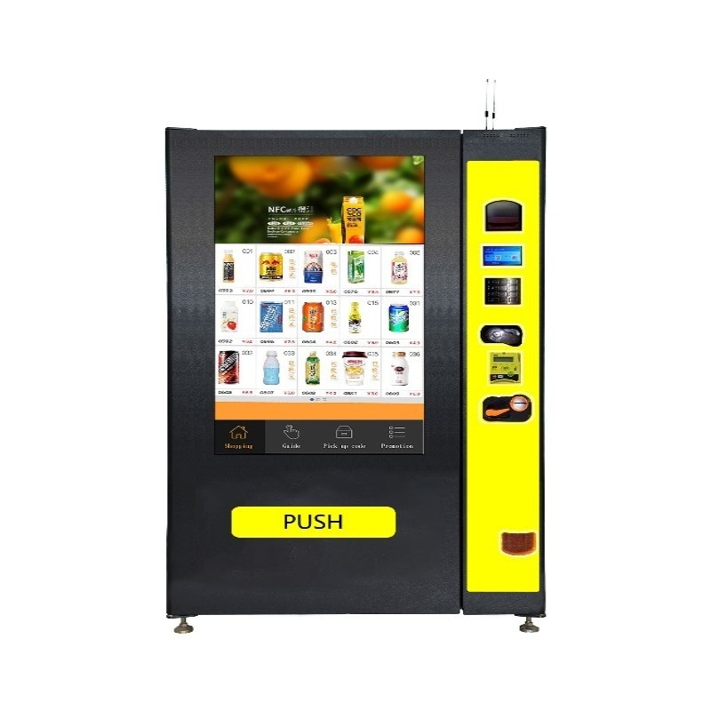Color Painting Sticker Chocolate Vending Machine For Milk Cigarette
