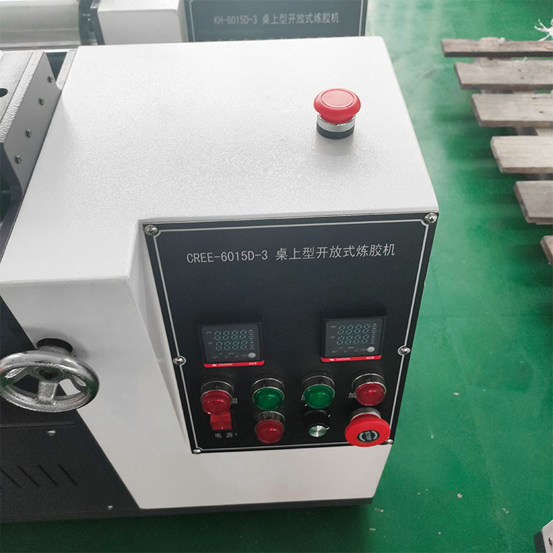 Laboratory Rubber Mixing Machine 380V 50HZ Open Type Two Roll Mill Equipment