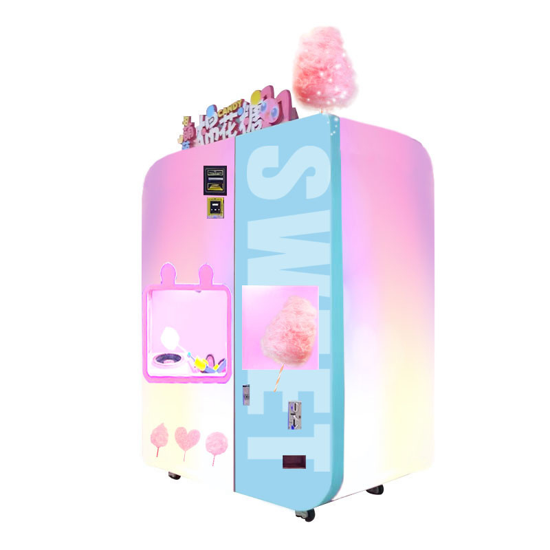 Adjustable Size and Payment Options Vending Machine for Cotton Candy and Ice Cream in Unmanned Stores