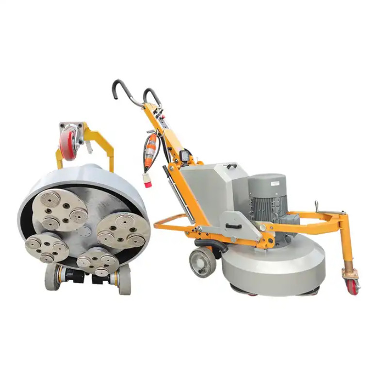 High Performance Concrete Floor Grinder machine 220V 320 Rpm With 3 Grinding Plates