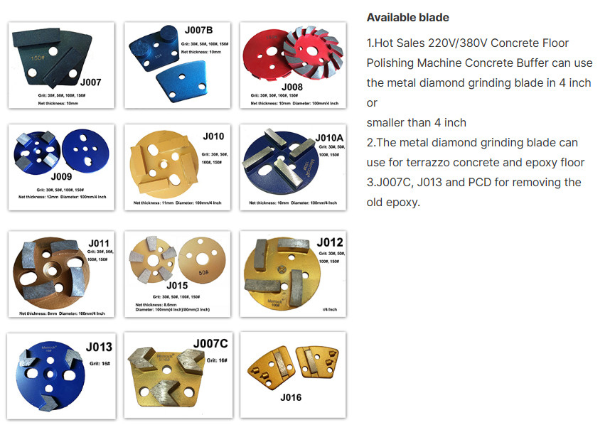 320 Rpm Floor Grinding Machine Packaging Size 98*63*94cm 4000W