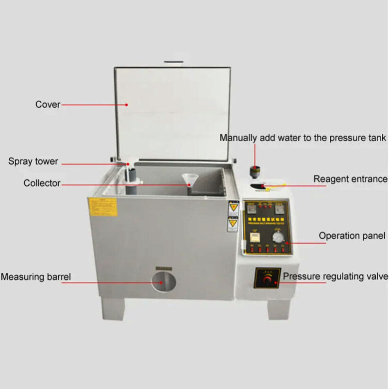 OBM 1440L Salt Spray Corrosion Test Machine Salt Fog Test Chamber Salt Spray Corrosion Cabinet
