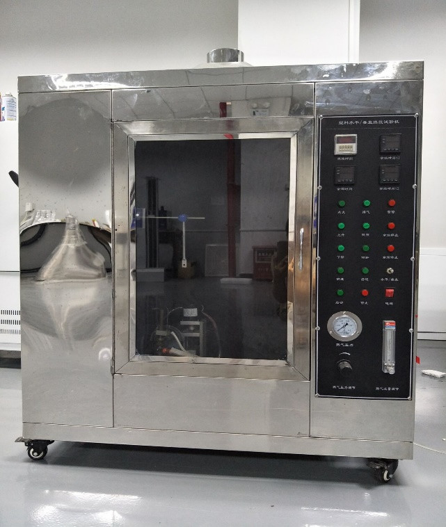 UL 94 Horizontal And Vertical Burner Test Chamber With Fully Adjustable Supports