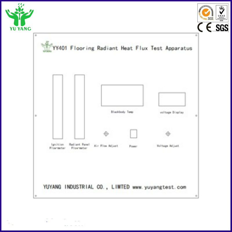 ISO 9239-1 ASTM E648 Fire Tester Critical Radiant Flux with a Radiant Heat Energy Source