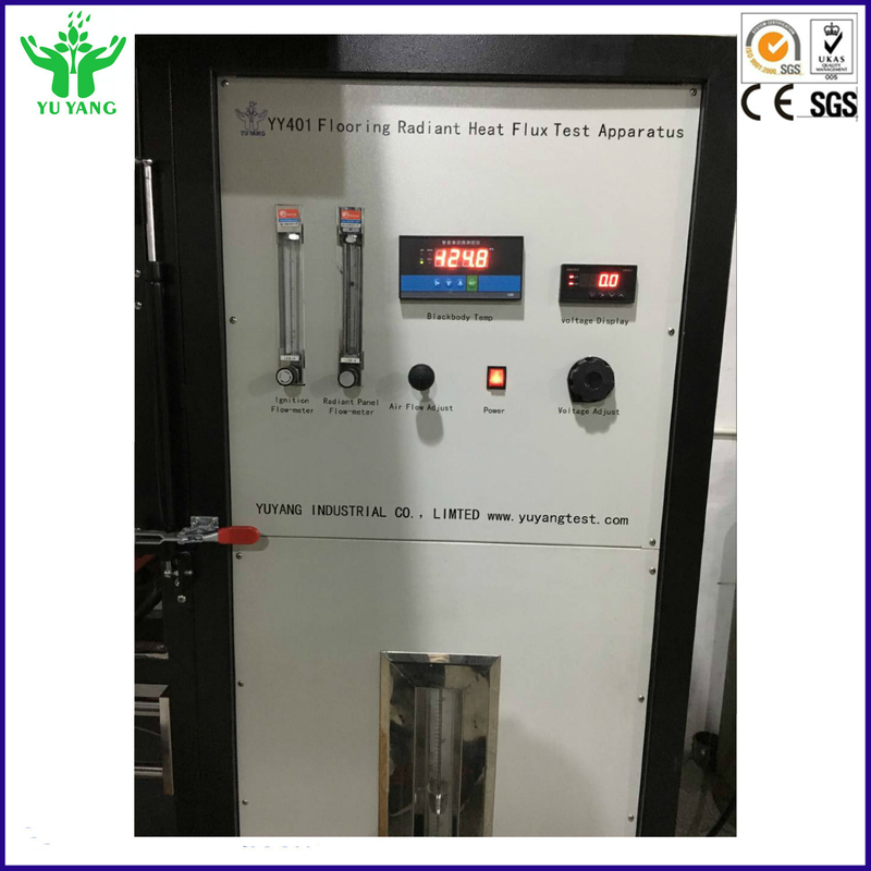 ISO 9239-1 ASTM E648 Fire Tester Critical Radiant Flux with a Radiant Heat Energy Source