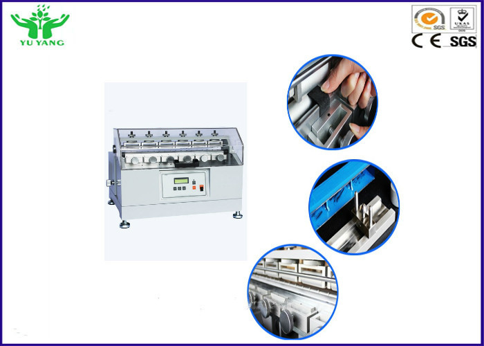 40° V type Footwear Testing Equipment / Shoes Upper Leather Flexing Tester 300CPM