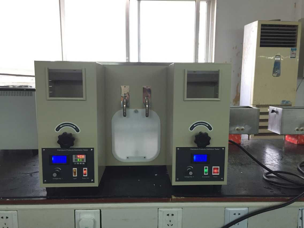 ASTM D86 Manual Type Distillation Apparatus Gasoline Oil Testing Equipment