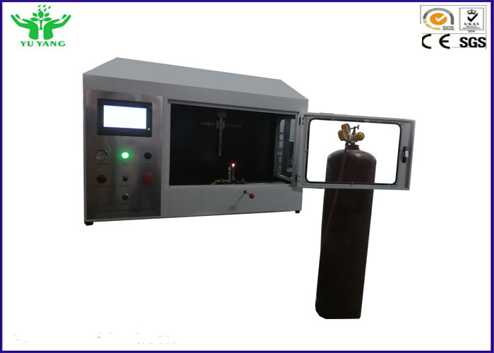 Single Flame Source Flammability Test Apparatus White Color Iso 11925-2 Standard