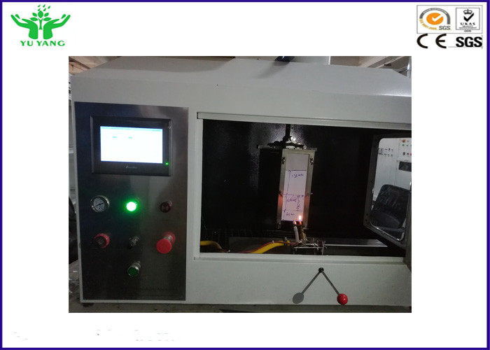 Single Flame Source Flammability Test Apparatus White Color Iso 11925-2 Standard