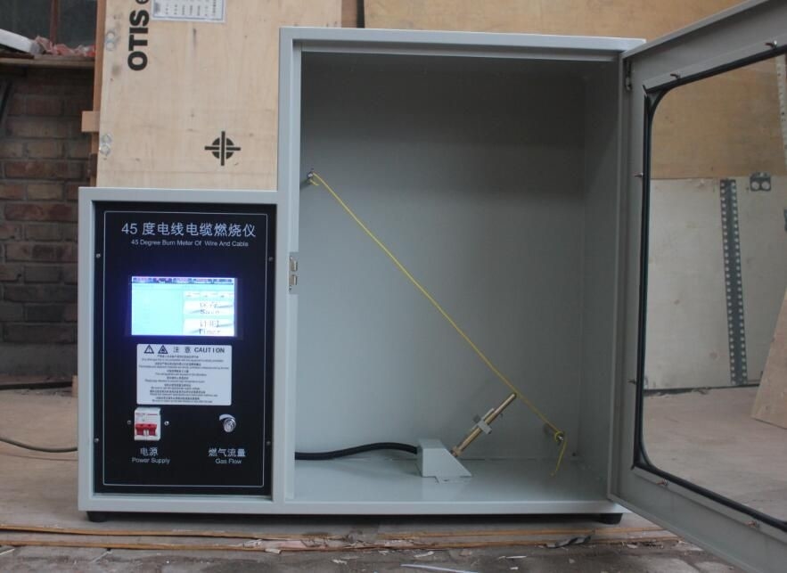 Lab Fire Testing Equipment Iso 6722-1 With 60v / 600v Single Core Wire