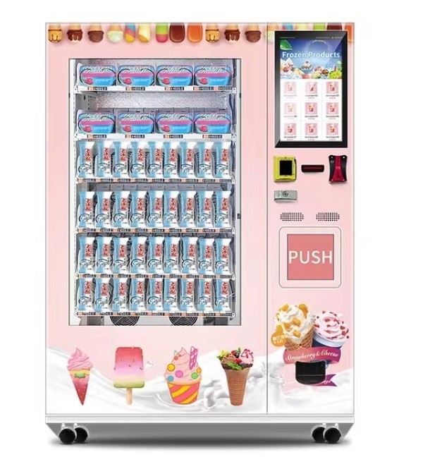 Full Automatic Vending Machine for Convenient Ice Cream Vending with Remote Control and Alert System