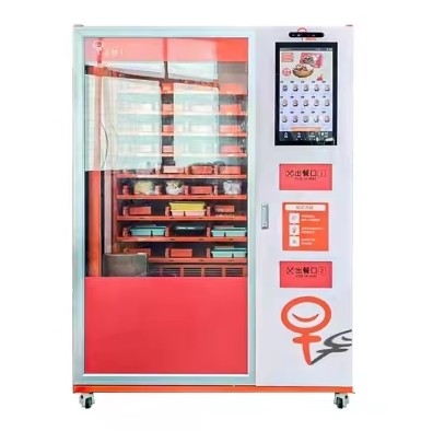 Customizable Color Snack And Drink Vending Machine Touch Screen Customizable Payment System