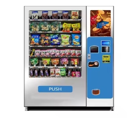 Automatic Vending Machine For High-Speed Eating With 21.41-Inch Touch Screen And 201 Box Capacity