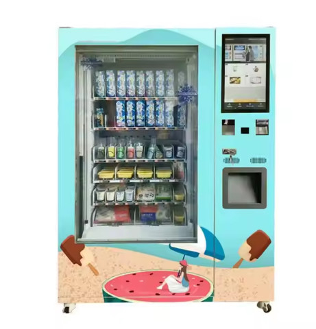 High-capacity All-in-one Vending Machine Sells 30+ Items Ideal for mall