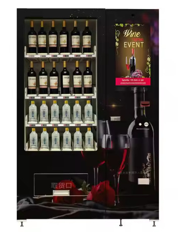 2025 Latest Products Wine Whisky Vending Machine Alcohol Vending Machine Ideas