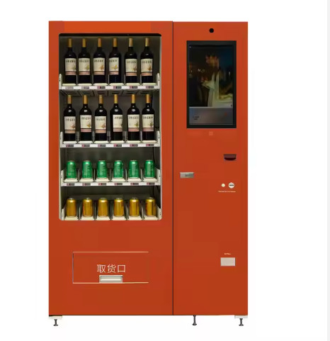 2025 Latest Products Wine Whisky Vending Machine Alcohol Vending Machine Ideas