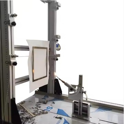 High-Performance Fabric Flame Retardant Tester For Textile And Toy Materials With Wide Range Of Vertical Oriented Fabrics