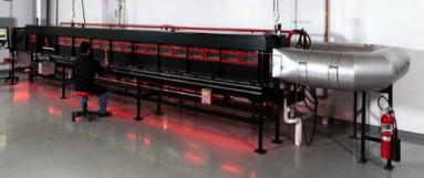 12 KW Flammability Testing Equipment UL 910 / NFPA 262 Steiner Horizontal Tunnel Test Apparatus