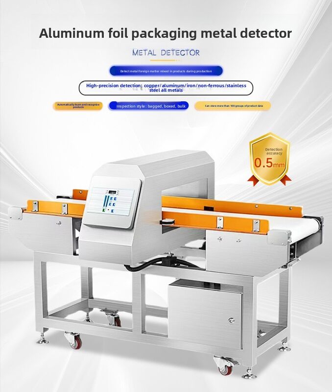 High Precision Automatic Factory Price Intelligent Digital All-metal Detectors Food Production Line Metal Detector Conveyor Belt
