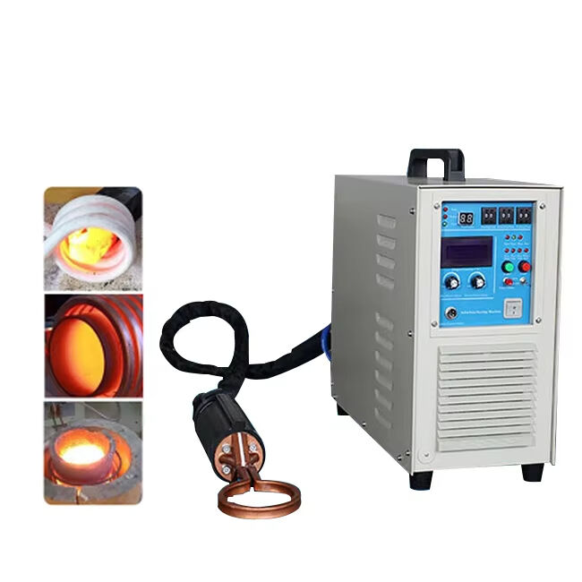 15KW High Frequency Induction Heating Machine New Metal Copper Pipe Wire Welding Manufacturing Plants Construction Motor Engine