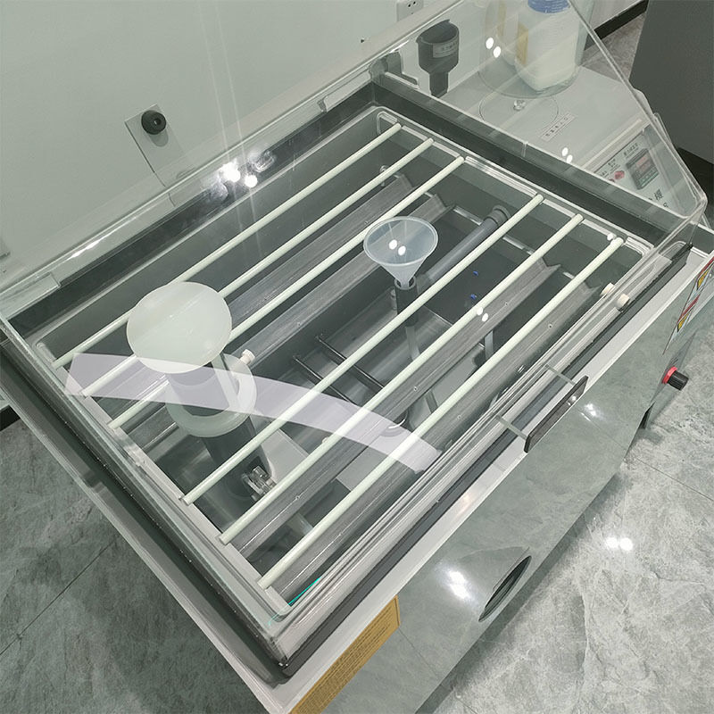 220V Electronic Salt Fog Corrosion Testing Machine Wave Style Salt Spray Aging Chamber 1 Year Warranty Salt Mist Resistance
