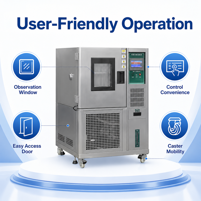 Programmable Temperature Humidity Chamber for Low Temperature Test with Humidity Fluctuation ±0.1%R.H.