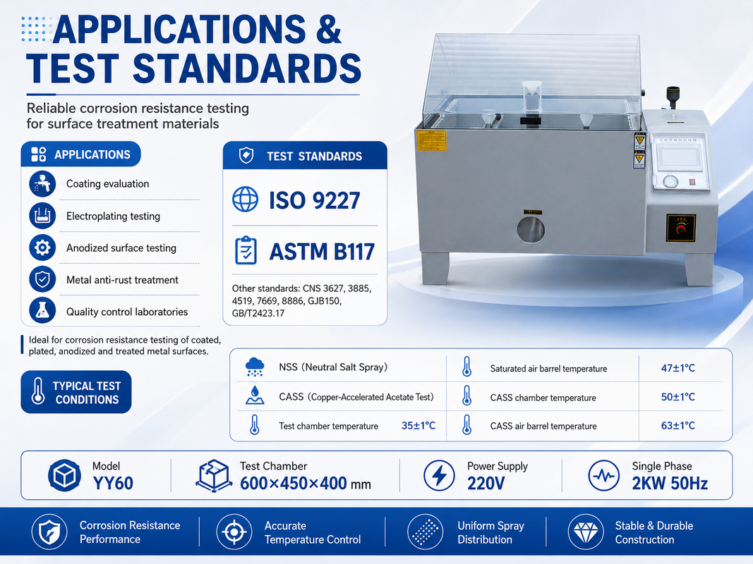 Industrial Salt Mist Corrosion Testing Machine for Automotive Parts Metal Surface Protection Analysis