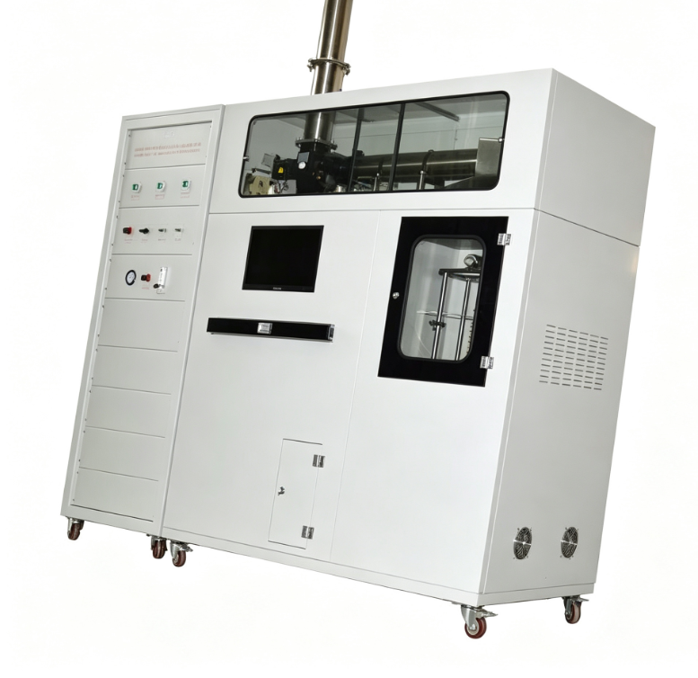 ISO 5660 Standard Cone Calorimeter Flammability Tester with 100 kW/m² Radiation Intensity and High-Precision Electronic Scale