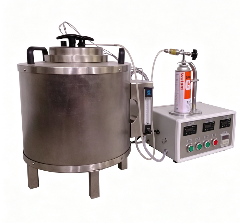 Plastic Ignition Temperature Test Apparatus with Stainless Steel Frame Electronic Ignition and Removable Exhaust Pipe