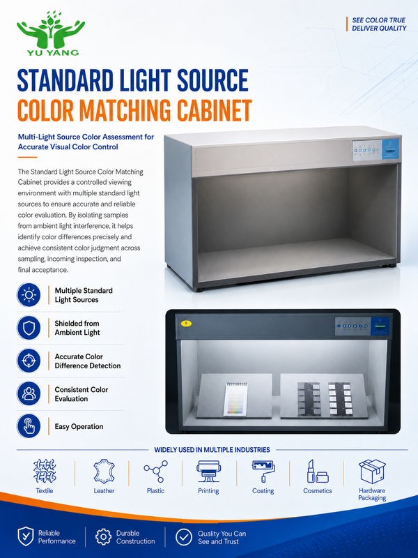 5 Light Color Assessment Cabinet Standard Light Booth for Color Matching Inspection