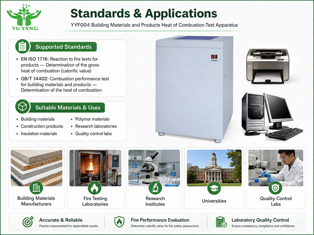 YYF004 Building Materials and Products Heat of Combustion Test Apparatus