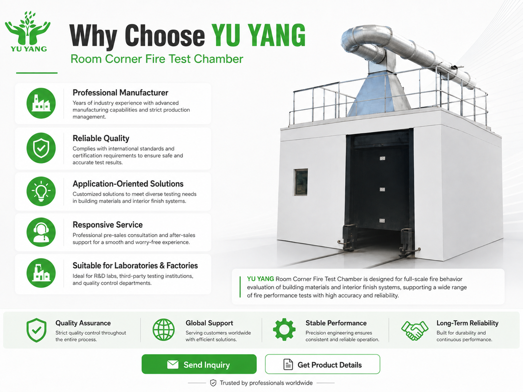 YYF005 Building Materials and Products Single Burning Item Test Apparatus(SBI)