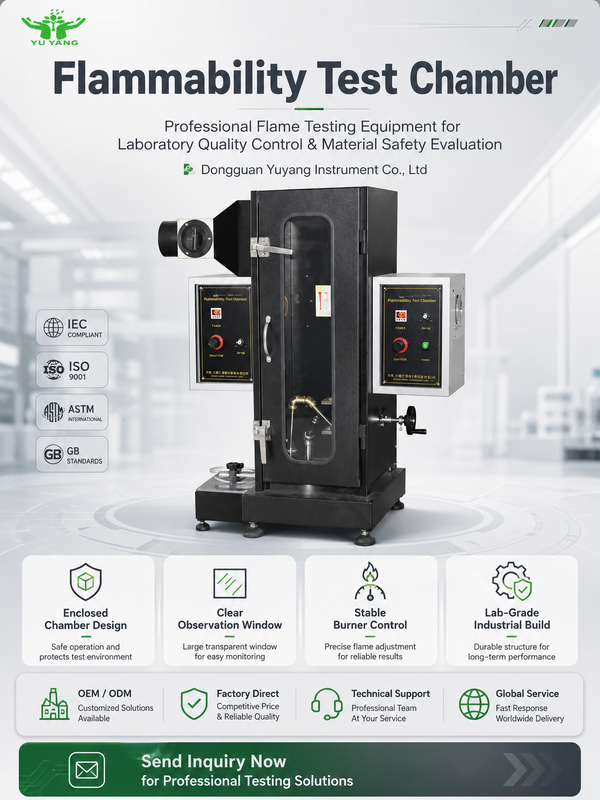 Plastic Smoke Density Test Apparatus ASTM D2843 Fire Testing Equipment for Combustion Smoke Analysis