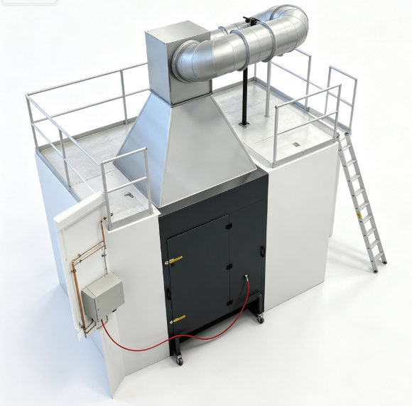 EN 13823 SBI Test Apparatus for Building Material Fire Performance Testing Single Burning Item Testing Machine
