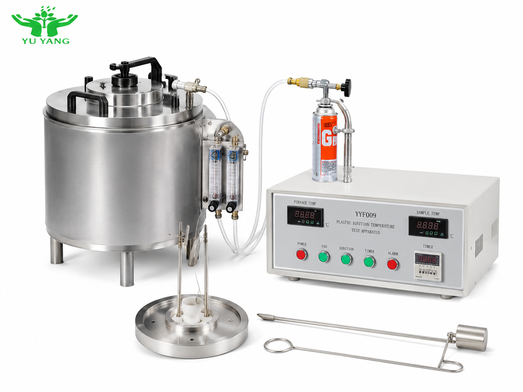 ASTM D1929 Plastic Ignition Temperature Test Apparatus with ± 2 ℃ Temperature Control Flash-Ignition Tester