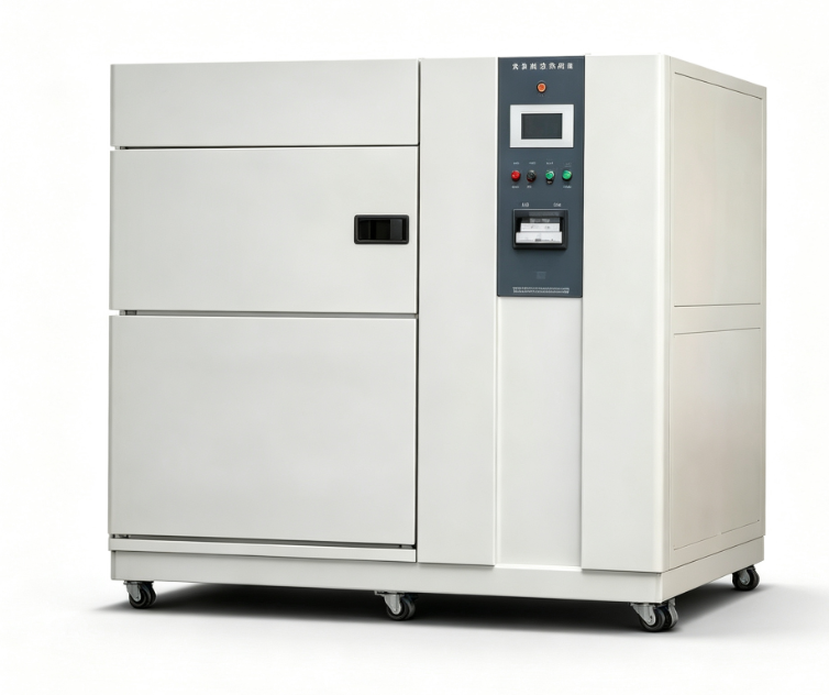 YYE-010 Stainless Steel Plate Environmental Test Chamber with PID and SSR Control and Two Chambers Design Thermal Shock Tester