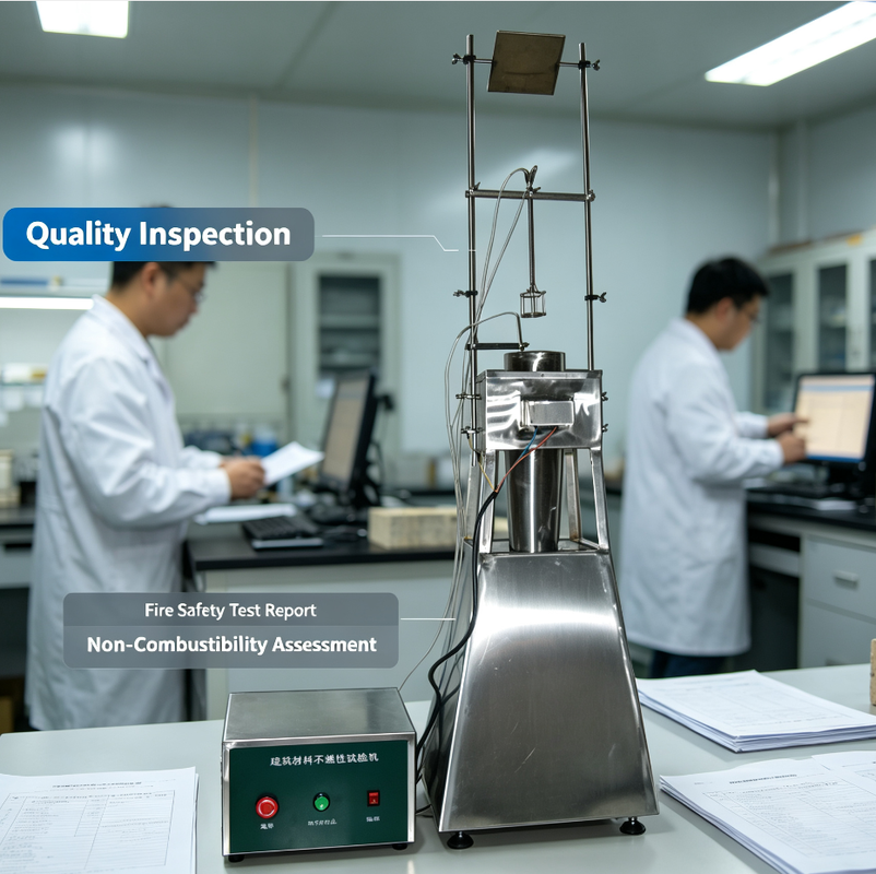 Building Products Fire Reaction Non-Combustibility Test Equipment LabVIEW Control Non Combustibility Tester