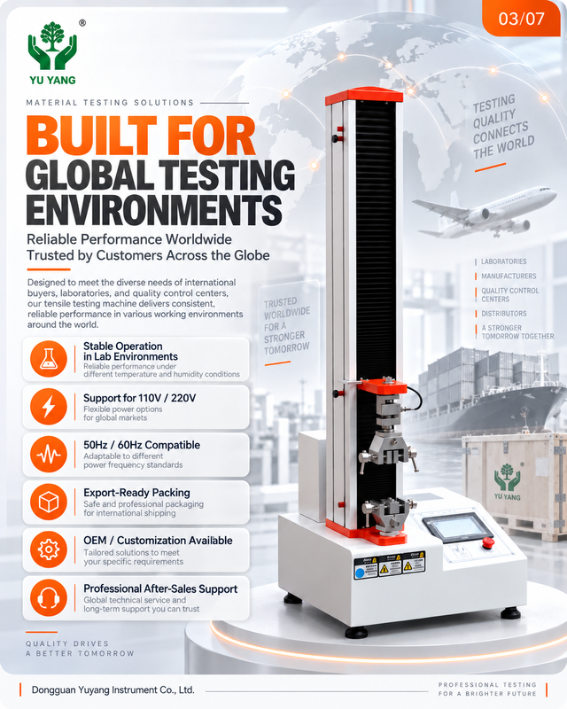 Universal Tensile Tester 5kN 500kg Single Arm Electronic Tensile Testing Machine with PLC Touch Screen