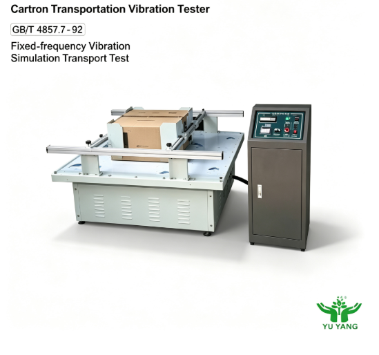 25.4mm Amplitude Packaging Vibration Testing Machine with 230 kg Rated Load and 2-5 Hz Frequency Carton Transport Shake Table