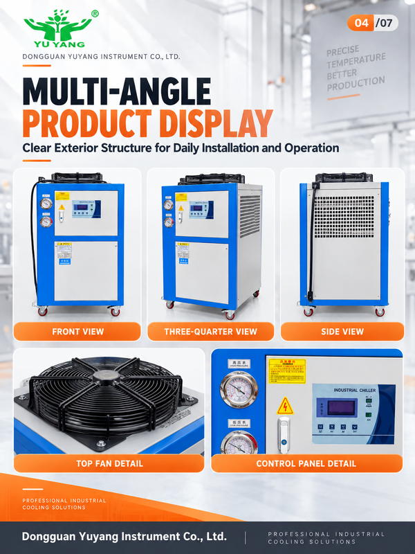 Manufacturer Produces Air-cooled Chillers, Small Refrigeration Units Injection Molding Cooling Freezers, and Industrial Chillers