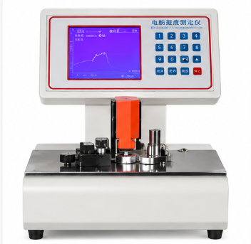 Computerized Automatic Stiffness Tester with 5.7 in LCD Display and 200 ±°20 °/min Loading Arm Length for 15~10000 l mN.m Bending Strength Testing