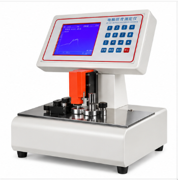 Computerized Automatic Stiffness Tester with 5.7 in LCD Display and 200 ±°20 °/min Loading Arm Length for 15~10000 l mN.m Bending Strength Testing